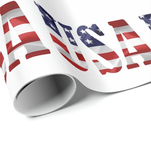 USA Patriotic Cadeaupapier (Rol Hoek)