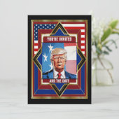 USA Patriotic Deco Kaart (Staand voorkant)