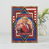 USA Patriotic Deco Kaart (Staand voorkant)