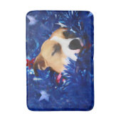 USA Patriotic Dog American Pit Bull Terrier Badmat (Voorkant Verticaal)