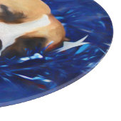 USA Patriotic Dog American Pit Bull Terrier Snijplank (Hoek)