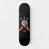 USA Patriotic Eagle FAFO Skateboard (Voorkant)