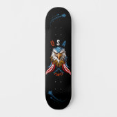 USA Patriotic Eagle FAFO Skateboard (Voorkant)