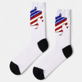 USA Patriotic Equestrian Sokken (Links)