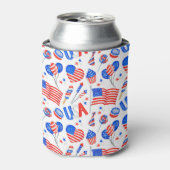 USA Patriotic Flag Cooler (Blikje Voorkant)
