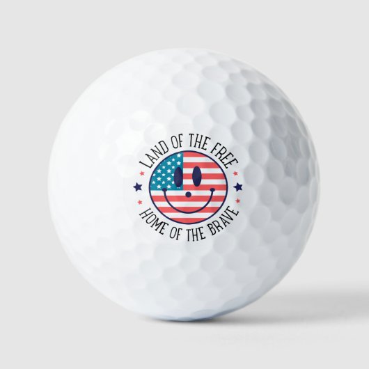 USA Patriotic Golfballen (Voorkant)