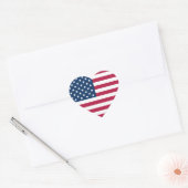 USA Patriotic Hart Sticker (Envelop)