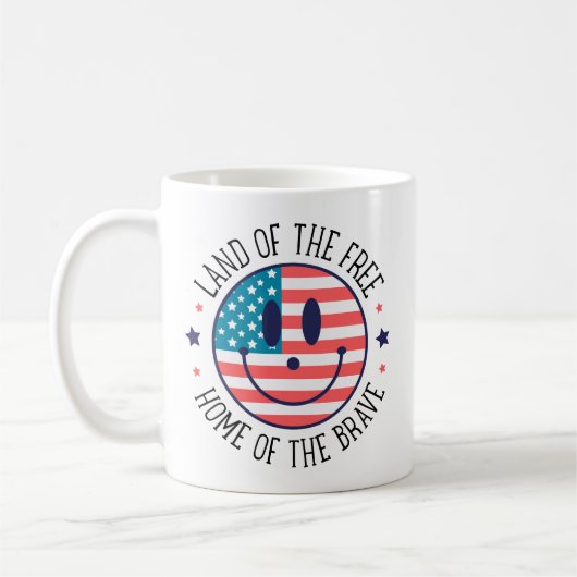 USA Patriotic Koffiemok (Links)
