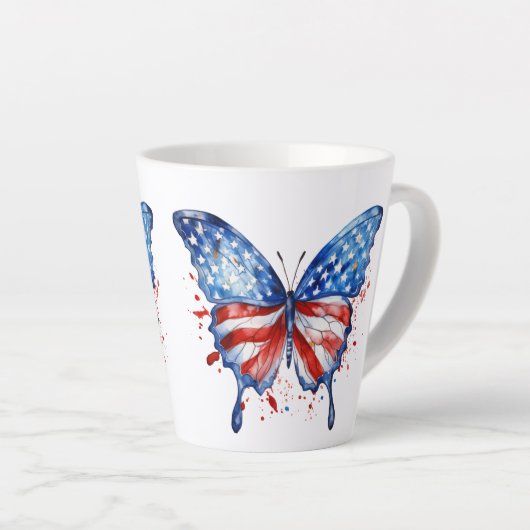 USA Patriotic Latte Mok (Rechterhoek)