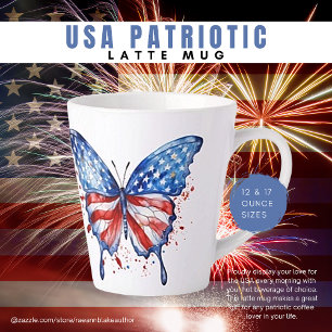 USA Patriotic Latte Mok
