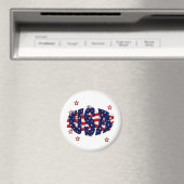 USA-Patriotic Magneet (Insitu (Vaatwasser))