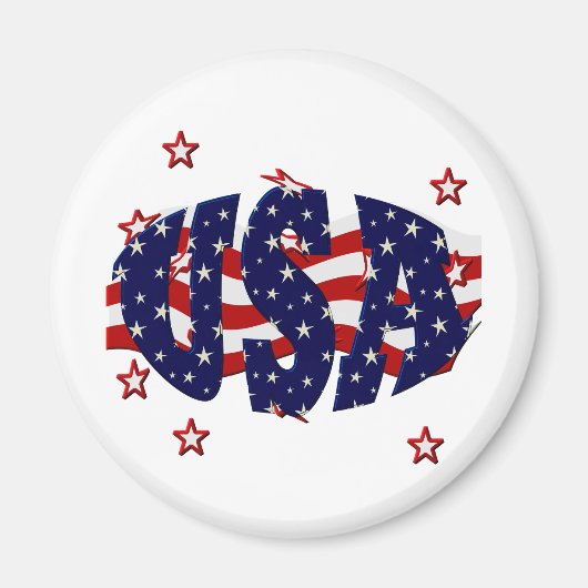 USA-Patriotic Magneet (Voorkant)