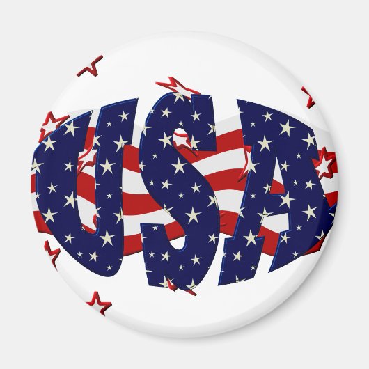 USA-Patriotic Magneet (Voorkant)