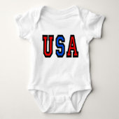 USA Patriotic Onsie Romper (Voorkant)