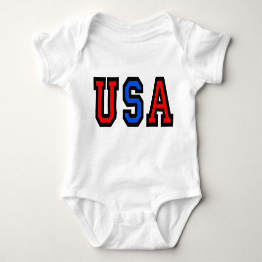 USA Patriotic Onsie Romper (Voorkant)