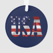USA Patriotic Ornament (achterkant)