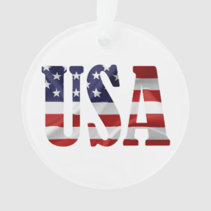 USA Patriotic Ornament