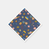 USA Patriotic Paper Napkin Servet (Hoek)