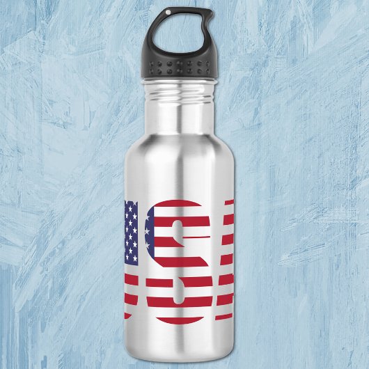 USA Patriotic Personalized 18oz. Waterfles