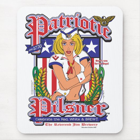 USA/Patriotic Pilsner Muismat (Voorkant)