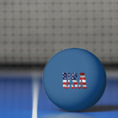 USA Patriotic Pingpongbal (Net)