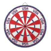 USA Patriotic Red, White, Blue Dartbord (Voorkant)
