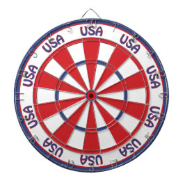 USA Patriotic Red, White, Blue Dartbord