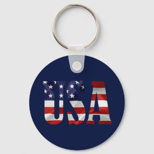 USA Patriotic Sleutelhanger