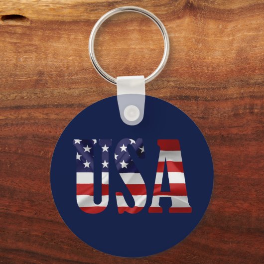 USA Patriotic Sleutelhanger (Voorkant)