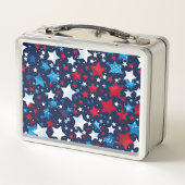 USA Patriotic Stars Lunchbox (Achterkant)