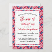 USA Patriotic SWEET 16 Birthday Specialized Kaart (Voorkant)