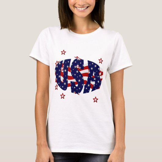 USA-Patriotic T-shirt (Voorkant)