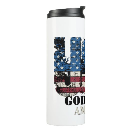 USA Patriotic Thermosbeker (Gedraaid links)