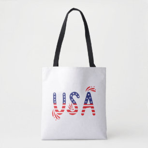 USA Patriotic Tote Bag