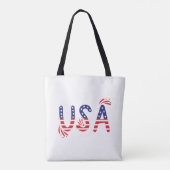 USA Patriotic Tote Bag (Achterkant)