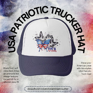 USA Patriotic Trucker Hat Pet