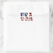 USA Patriotic Vierkante Sticker (Tas)