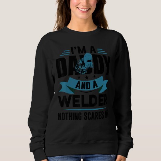 USA Patriotic Welder Daddy Father's Day Trui (Voorkant)