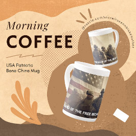 USA Patriotische Bone China Mok