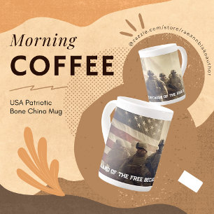 USA Patriotische Bone China Mok