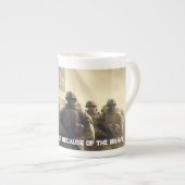 USA Patriotische Bone China Mok (Voorkant rechts)