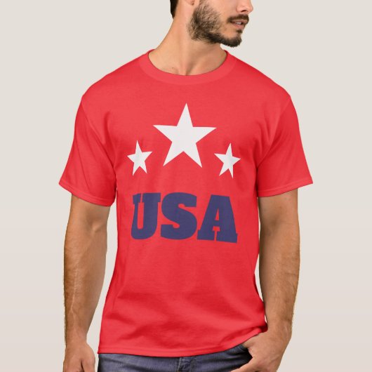 USA. PATRIOTISM T-SHIRT (Voorkant)