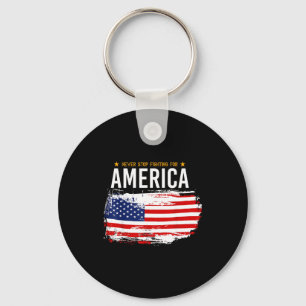 Usa patriottisch - amerikaanse vlag vrijheid - tro sleutelhanger