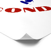 USA Patriottisch BASKETBAL Poster (Hoek)