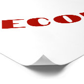 USA Patriottisch Football Sport Poster (Hoek)