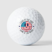 USA Patriottisch  Golfballen (Voorkant)