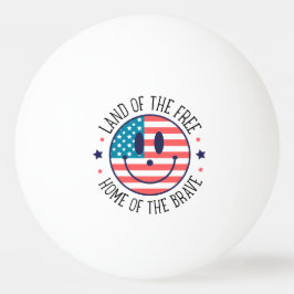 USA Patriottisch  Pingpongbal