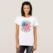 USA Patriottisch  T-shirt (Voorkant volledig)