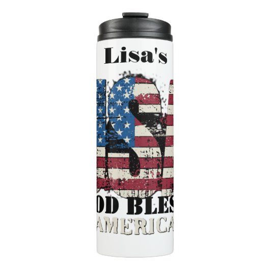 USA Patriottisch Thermosbeker (Voorkant)