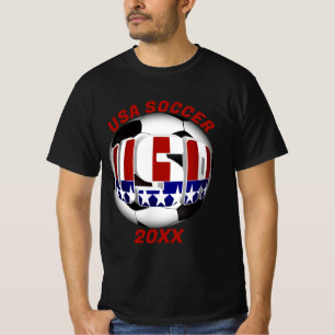 USA Patriottisch VOETBAL Sport T-shirt